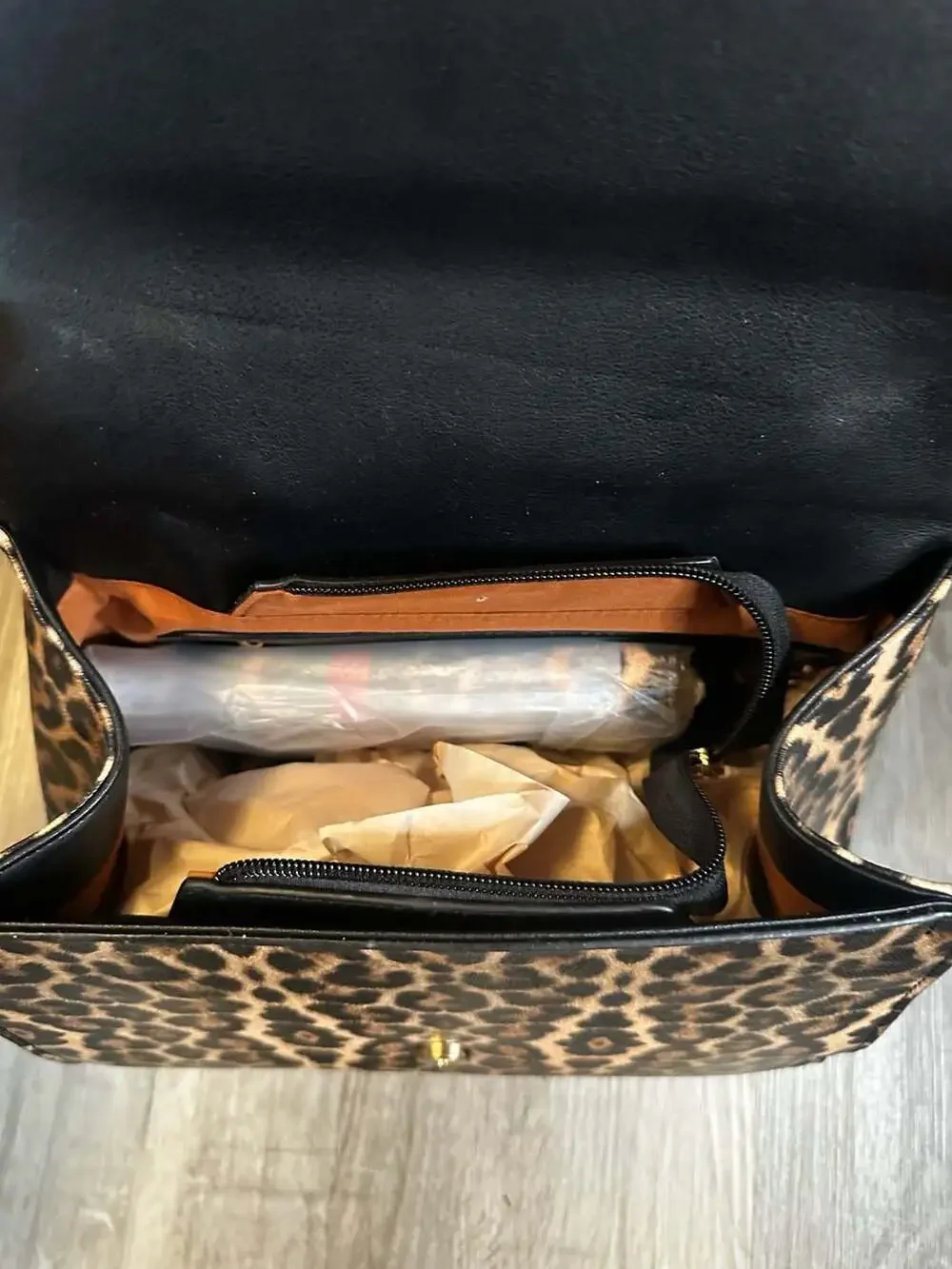 Soulfina satchel leopard